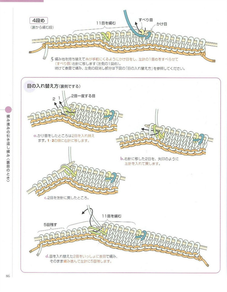 日文 棒針編織基礎(chǔ)大全  (2) - 紫蘇 - 紫蘇的博客