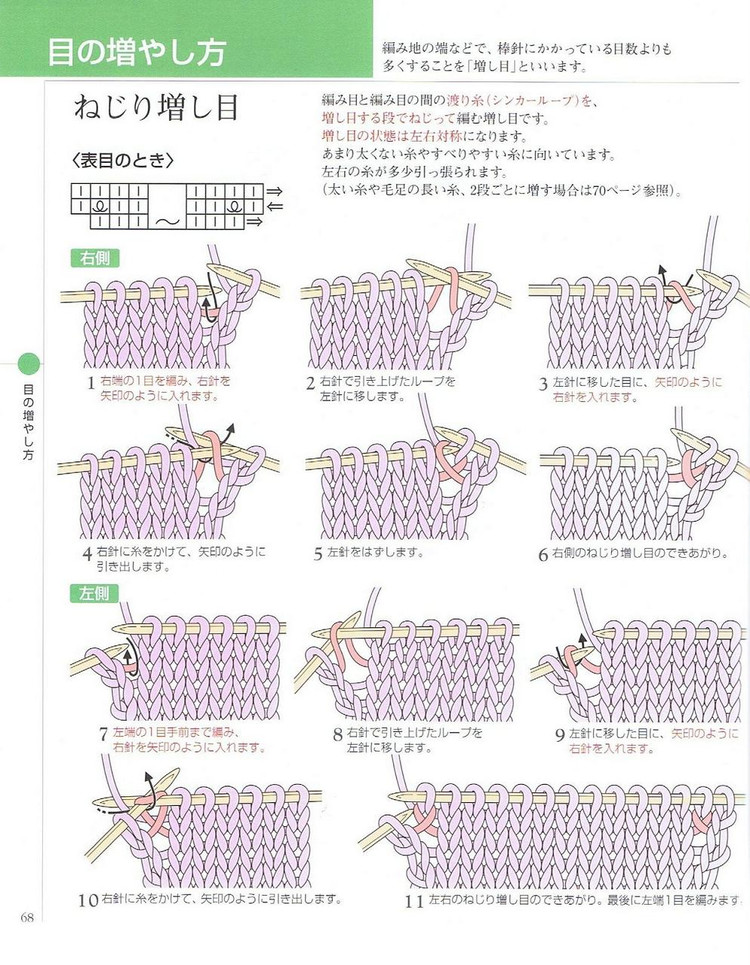 日文 棒針編織基礎(chǔ)大全  (2) - 紫蘇 - 紫蘇的博客